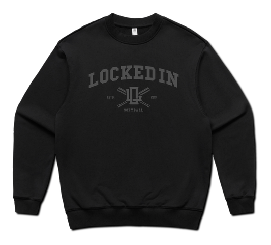 LOCKED IN Heavy Crew Sweatshirt